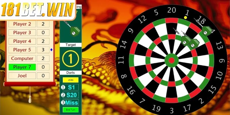 Cá Cược Phi Tiêu 181Bet - Trải Nghiệm Đa Dạng Kèo Hấp Dẫn 2 Kèo chấp trong môn ném tiêu