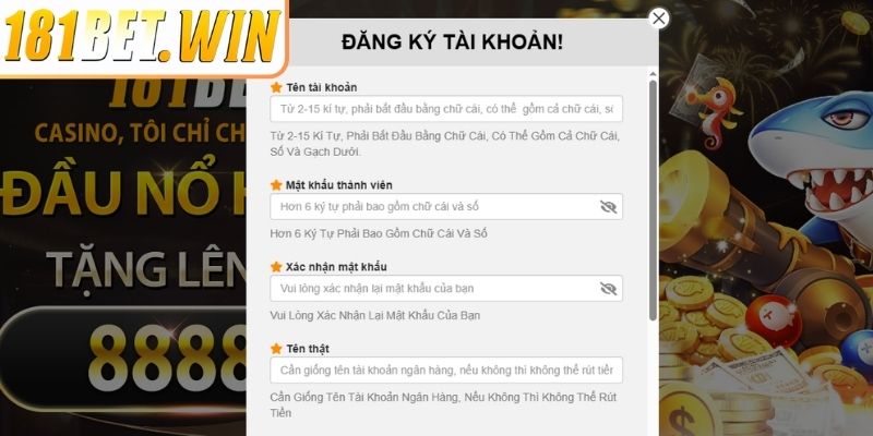 Đăng Ký 181Bet An Toàn, Mở Ra Trải Nghiệm Cá Cược Hấp Dẫn 2 Cách đăng ký chi tiết và dễ hiểu cho newbie