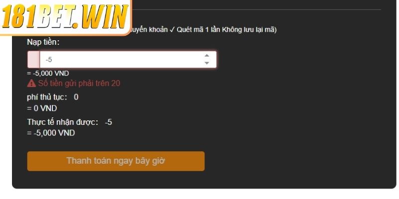 Nạp Tiền 181Bet Bí Quyết Giao Dịch Mượt Mà Và An Toàn 1 Điều kiện cần thiết khi nạp tiền 181Bet