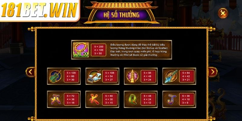 Tây Du Thần Khí 181Bet - Trò Chơi Nổ Hũ Chủ Đề Thần Thoại 2 Luật chơi nổ hũ cơ bản